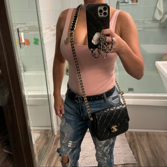 Sold Chanel 21A caviar mini w coin - Picture 13 of 13